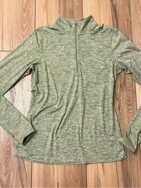 Nike Women's Green Quarter Zip